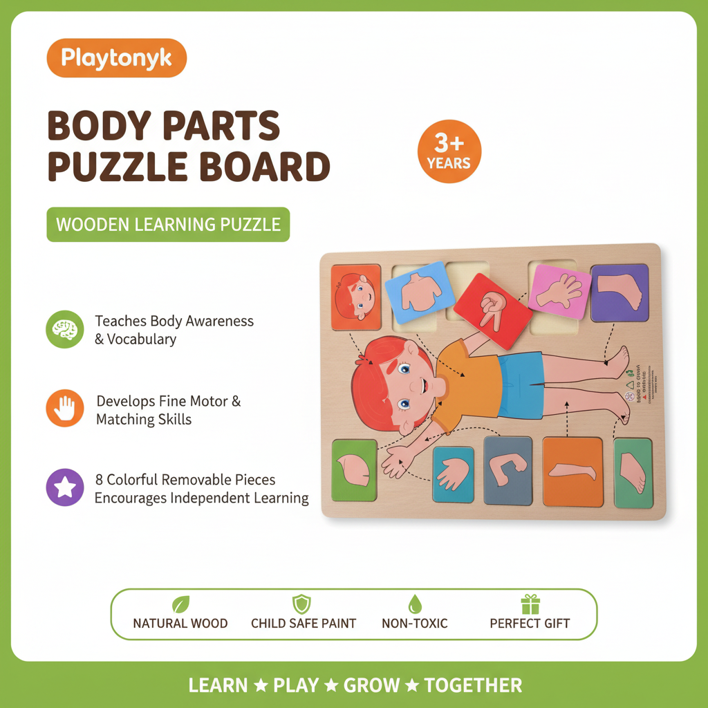 Body  Parts Puzzle Board