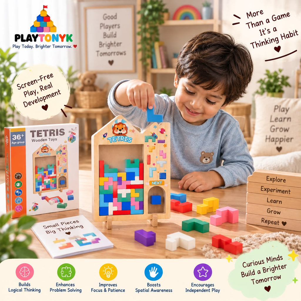 Tetris Wooden Puzzle
