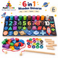 6 in 1 Wooden Universe