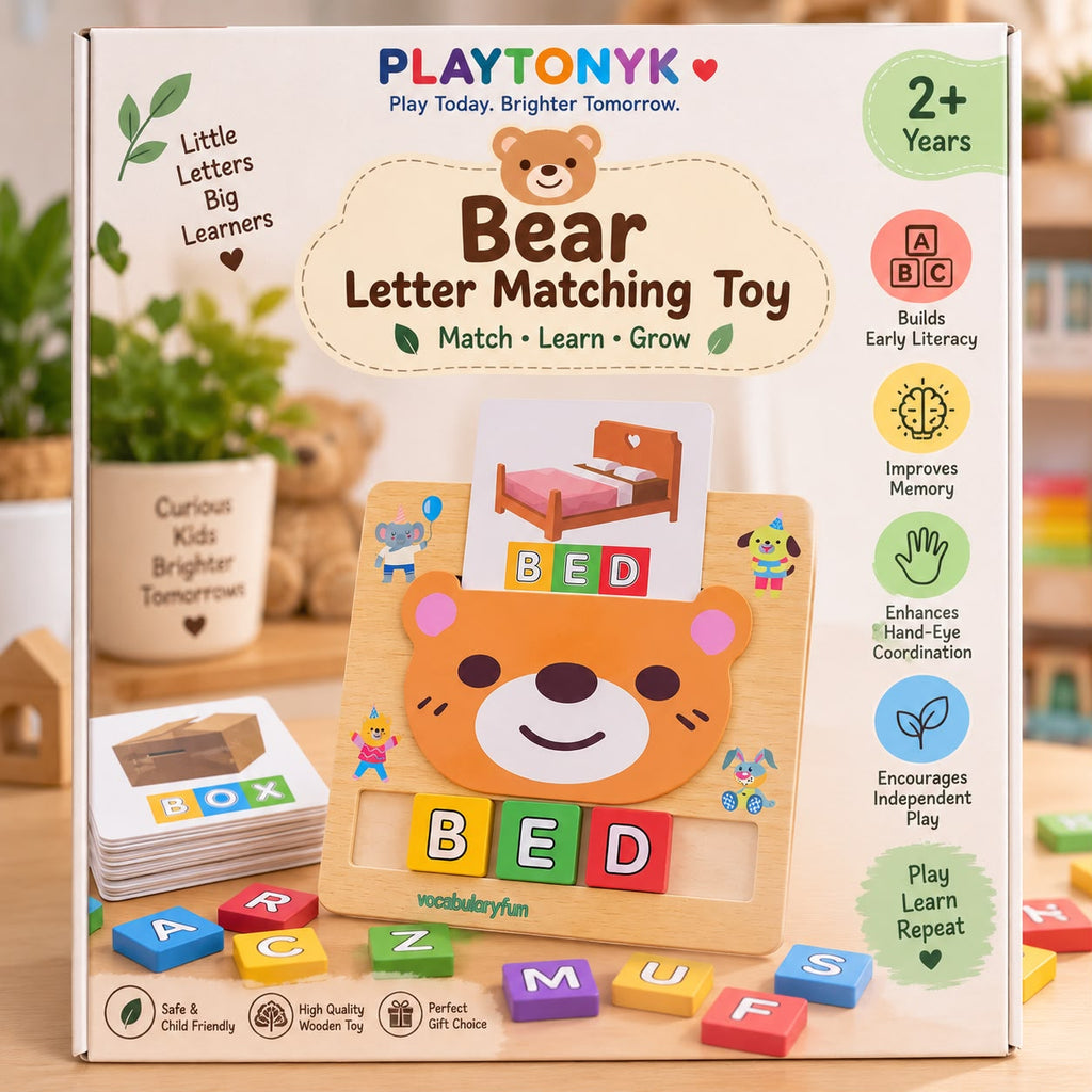 Wooden Vocabulary Learning Set