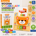 Wooden Vocabulary Learning Set